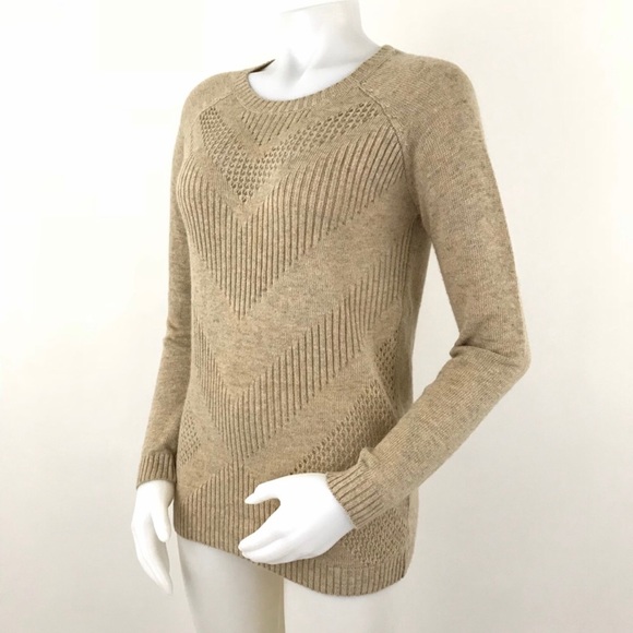 Market & Spruce Sweater SF Yuna Chevron Pointelle Market & Spruce Sweater SF Yuna Chevron Pointelle